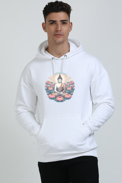 Sacred Peaceful Bloom Oversized Unisex Hoodie