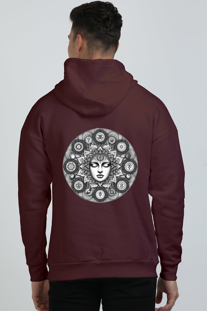 Serene Chakra Mandala Unisex Oversized Hoodie