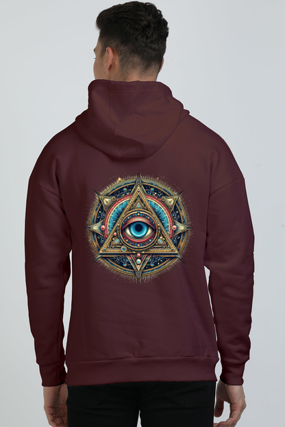 Cosmic Eye Symbol Oversized Unisex Hoodie