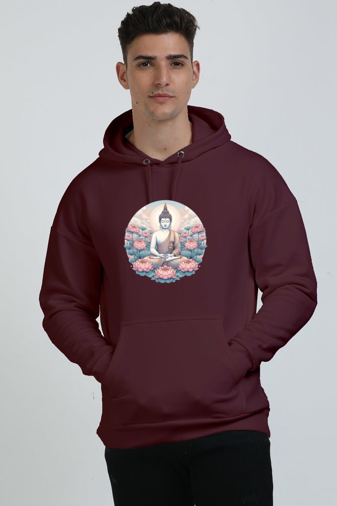 Sacred Peaceful Bloom Oversized Unisex Hoodie