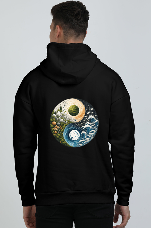 Nature's Eternal Balance Oversized Unisex Hoodie