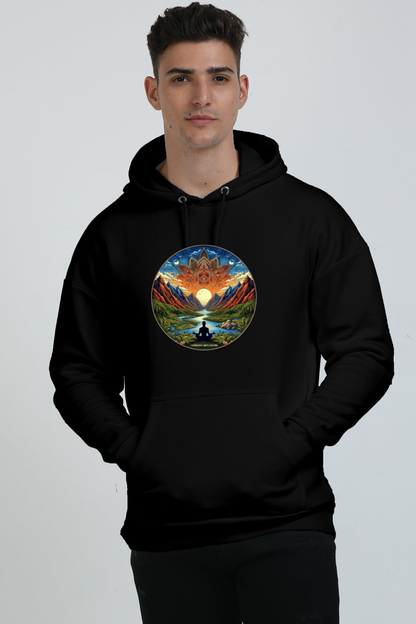 Nature Harmony Meditation Oversized Unisex Hoodie