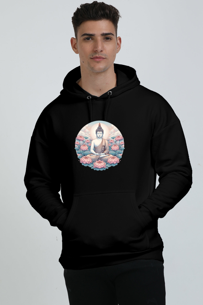 Sacred Peaceful Bloom Oversized Unisex Hoodie