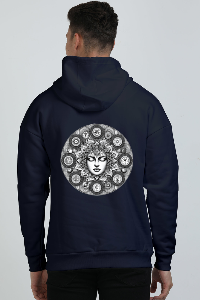 Serene Chakra Mandala Unisex Oversized Hoodie