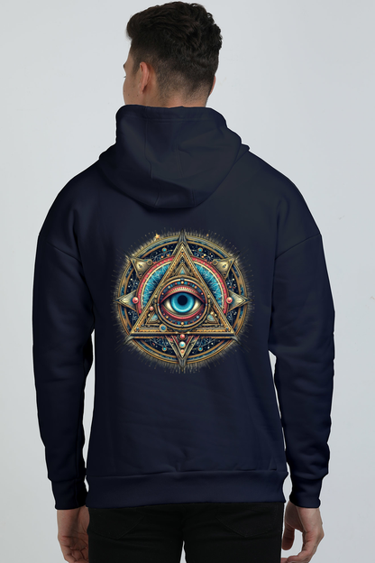 Cosmic Eye Symbol Oversized Unisex Hoodie