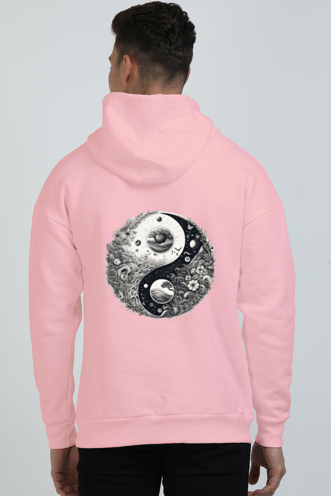 Cosmic Yin Yang Oversized Unisex Hoodie