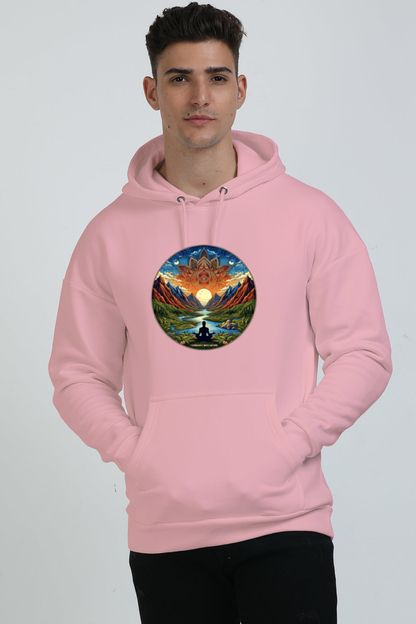 Nature Harmony Meditation Oversized Unisex Hoodie