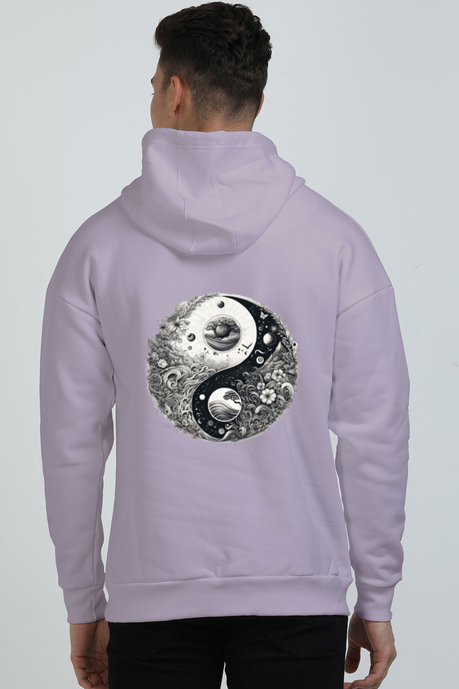 Cosmic Yin Yang Oversized Unisex Hoodie