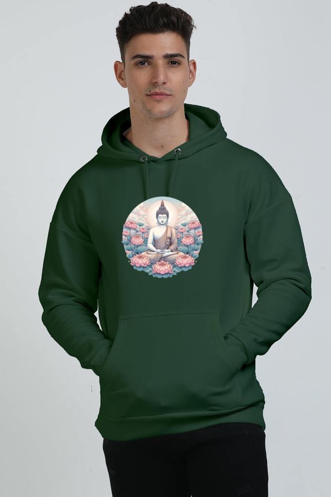 Sacred Peaceful Bloom Oversized Unisex Hoodie