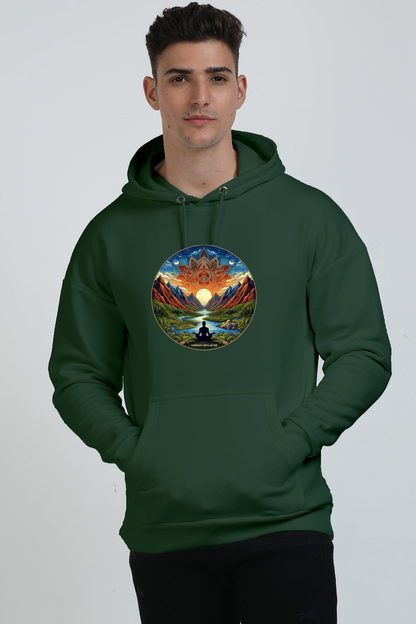 Nature Harmony Meditation Oversized Unisex Hoodie