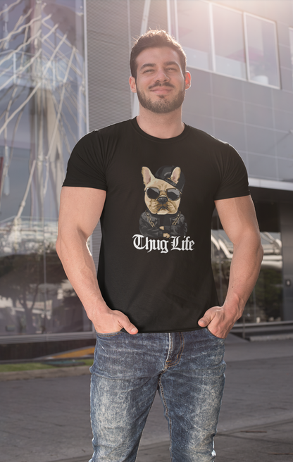 Bulldog Thug Life Regular T-shirt