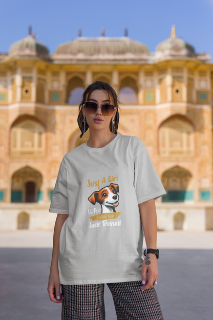 Jack Russell Love Oversized T-shirt