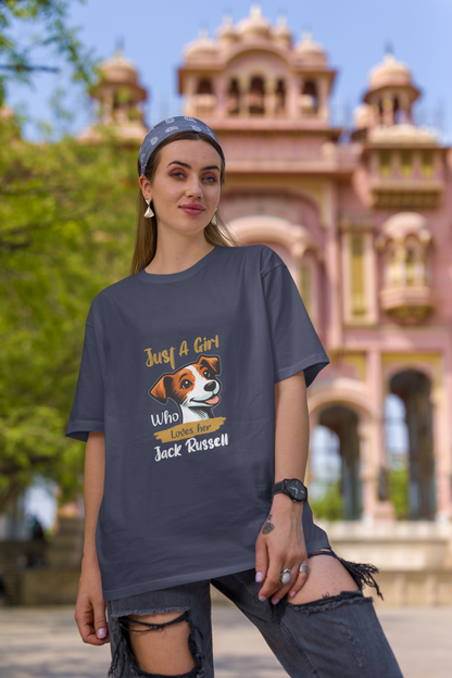 Jack Russell Love Oversized T-shirt