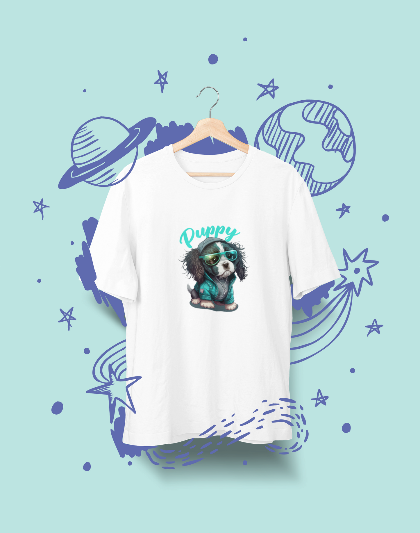 Chill Pup Style Oversized T-Shirt